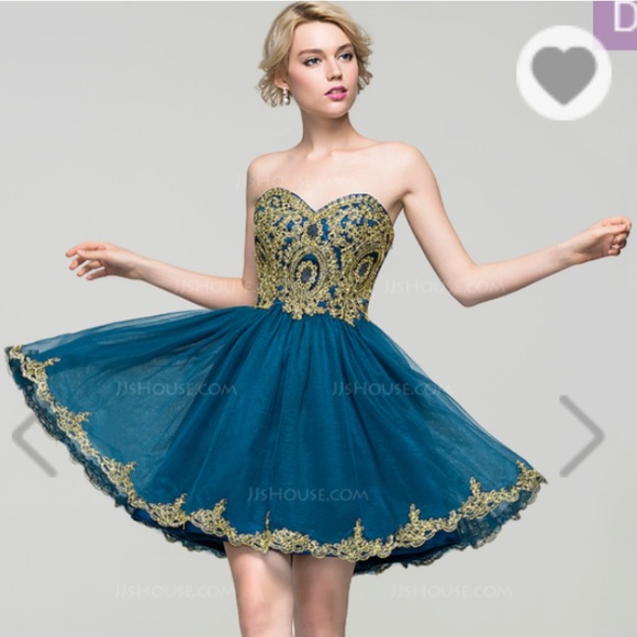 jjshouse ink blue dress